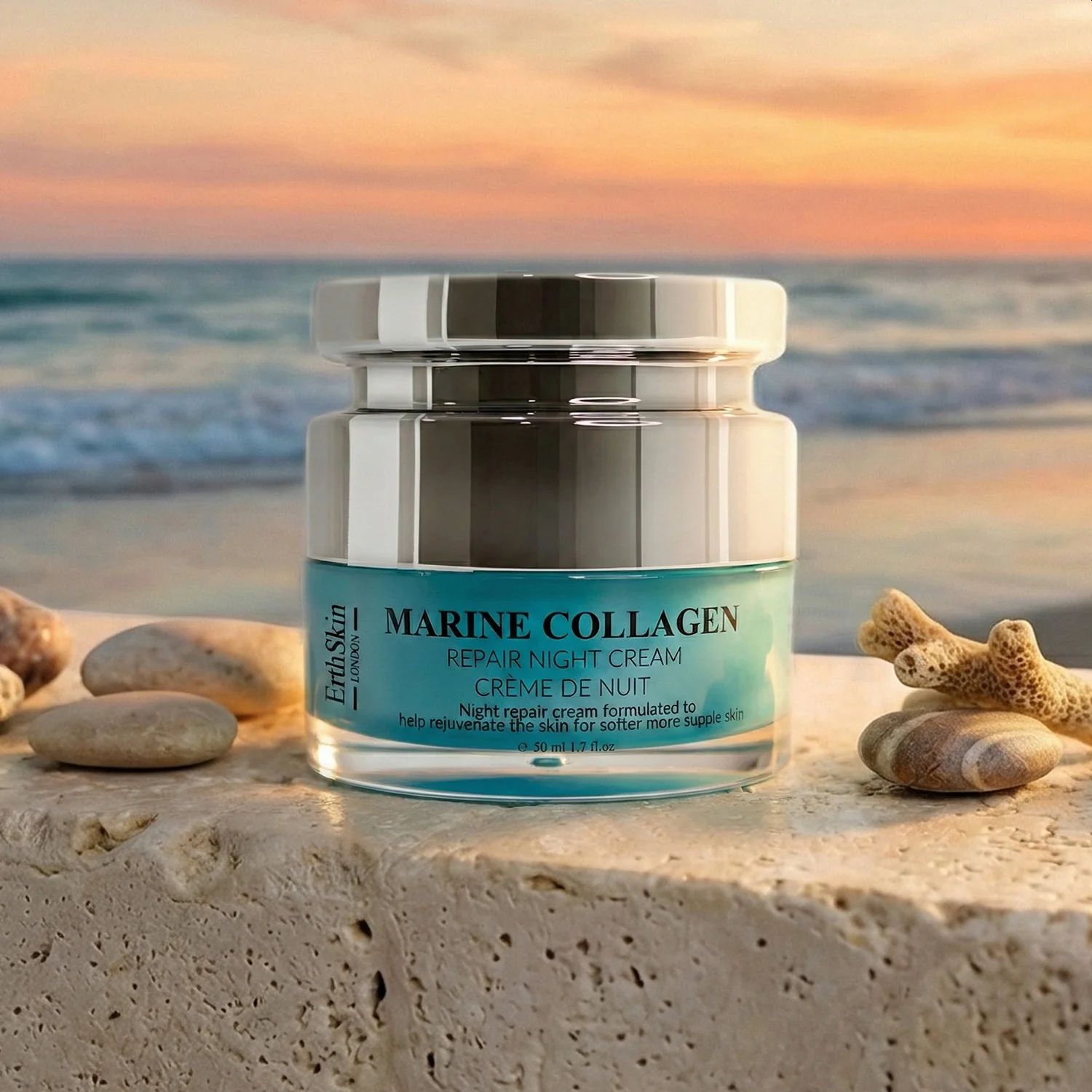 Marine Collagen Night Cream, 50 ml